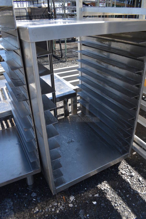 Metal Commercial Pan Transport Rack on Commercial Casters. 20x22x32.5 - Image 2 of 3