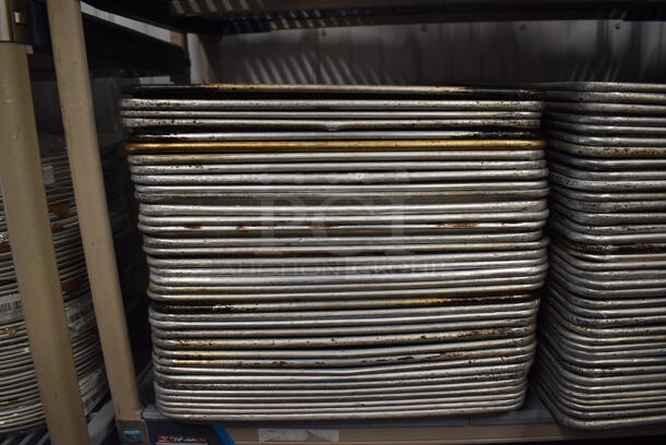 36 Metal Full Size Baking Pans. 18x26x1. 36 Times Your Bid! - Image 3 of 3