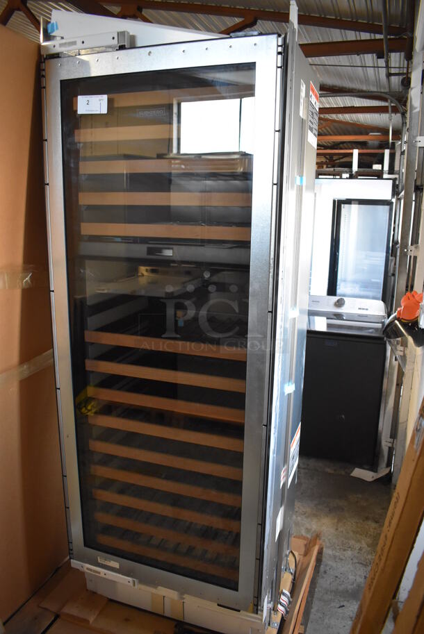 LIKE NEW! Sub Zero IW-30 Metal Commercial Single Door Reach In Wine Chiller Merchandiser. 115 Volts, 1 Phase. Unit Has Only Been Used a Few Times! Tested and Powers On But Does Not Get Cold - Image 3 of 8