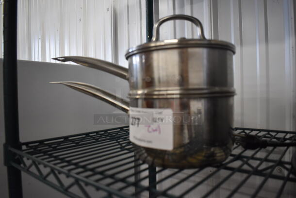2 Metal Sauce Pans w/ 1 Lid. 14.5xz6x9. 2 Times Your Bid! - Image 2 of 5