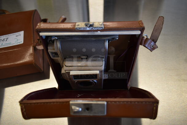 Polaroid J33 Land Camera w/ 2 Brown Cases. - Image 5 of 12