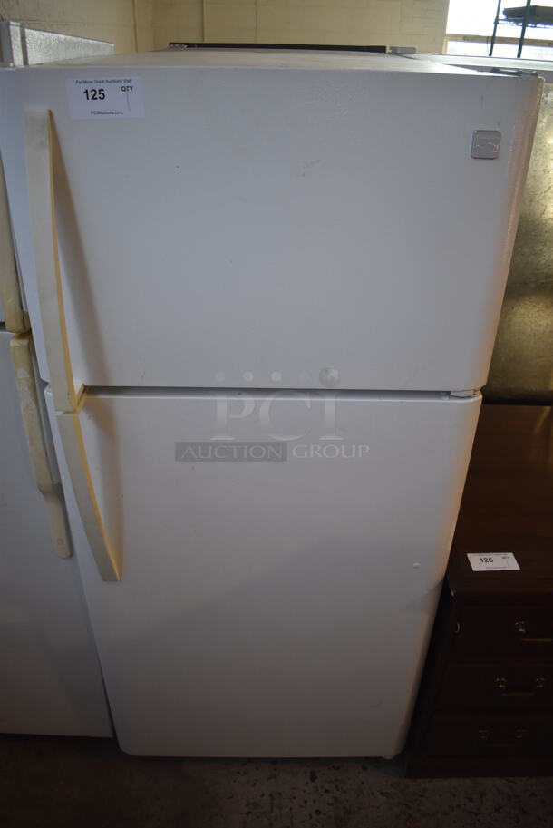 Kenmore 253.60412610 Metal Cooler Freezer Combo Unit. 120 Volts, 1 Phase. 30x30x66. Tested and Working!