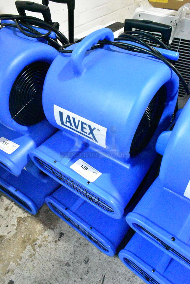 2 BRAND NEW SCRATCH AND DENT! 2024 Lavex 761AMLV75W/761AMLV100WH 3-Speed Compact Air Mover with Telescoping Handle and Wheels. 115 Volts, 1 Phase. 2 Times Your Bid! Tested and Working!  - Image 3 of 7
