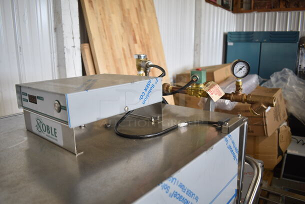 BRAND NEW SCRATCH AND DENT! 2024 Noble HT-180EC3 Stainless Steel Commercial Single Cycle High Temperature Dishwasher, 208/230 Volts, 3 Phase.  - Image 4 of 10