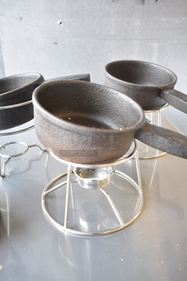 ALL ONE MONEY! Lot of 3 Small Pots on Stands and 2 Corers.  - Image 2 of 7
