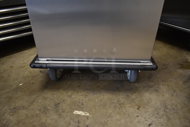 BRAND NEW SCRATCH AND DENT! 2021 Lakeside 552 Aluminum Cart for 15" x 20" Trays - 24 Tray Capacity on Commercial Casters.  - Image 2 of 6