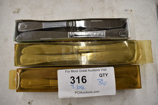 36 BRAND NEW IN BOX! Update Stainless Steel Dessert Knives. 8.5". 36 Times Your Bid! - Image 4 of 5