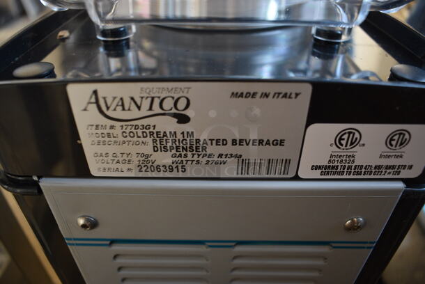 BRAND NEW IN BOX! Avantco COLDREAM 1M Metal Commercial Countertop Single Hopper Refrigerated Beverage Machine. 120 Volts, 1 Phase. 8x17x28. Tested and Working! - Image 5 of 6