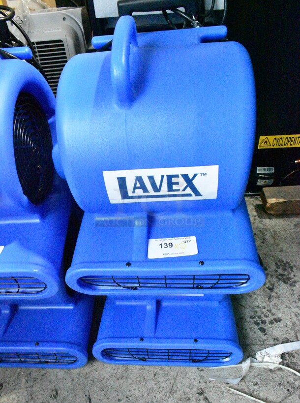 2 BRAND NEW SCRATCH AND DENT! 2024 Lavex 761AMLV50W 3-Speed Compact Air Mover with Telescoping Handle and Wheels. 115 Volts, 1 Phase. 2 Times Your Bid! Tested and Working! - Image 2 of 9