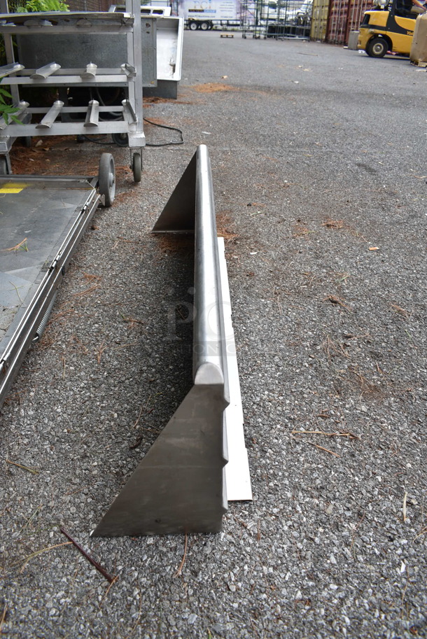 2 Items; Fold Up Cart and Stainless Steel Shelf. Includes 71x23x15. 2 Times Your Bid! - Image 2 of 9