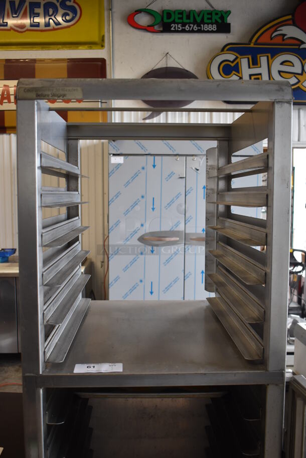 Lakewood CA72-RR12-6-R Metal Commercial Pan Transport Rack on Commercial Casters. 22x30x71 - Image 6 of 6