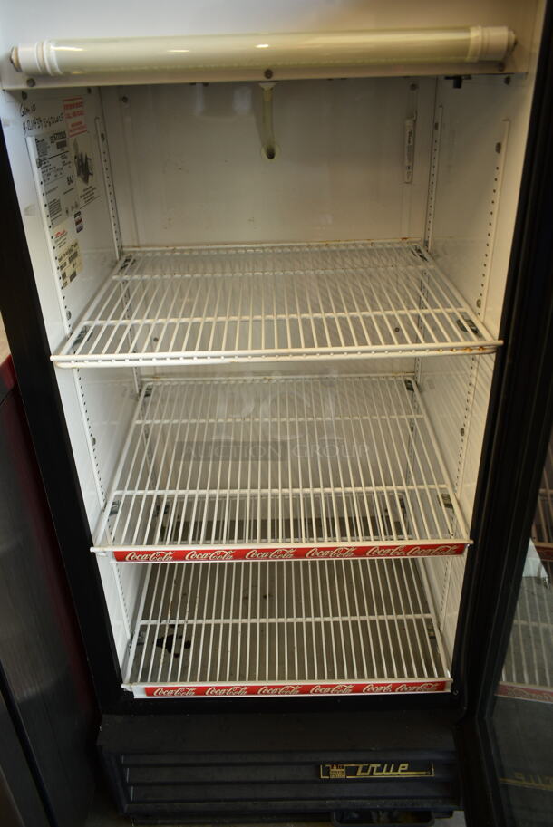 True GDM-10 Metal Commercial Single Door Reach In Cooler Merchandiser w/ Poly Coated Racks. 115 Volts, 1 Phase. Tested and Working! - Image 2 of 3