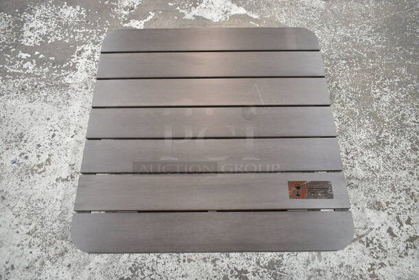 PALLET LOT of 12 BRAND NEW IN BOX! BFM Seating Items PH4L3232BRBZ-TOP Outdoor Patio Tabletops. Goes GREAT w/ Lots 113 and 115! 12 Times Your Bid! - Image 1 of 8