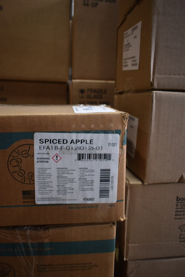 4 Boxes of 12 BRAND NEW IN BOX! Fresh Products Easy Fresh 2.0 Spiced Apple Air Freshener Refill Cover. 4 Times Your Bid! - Image 4 of 7