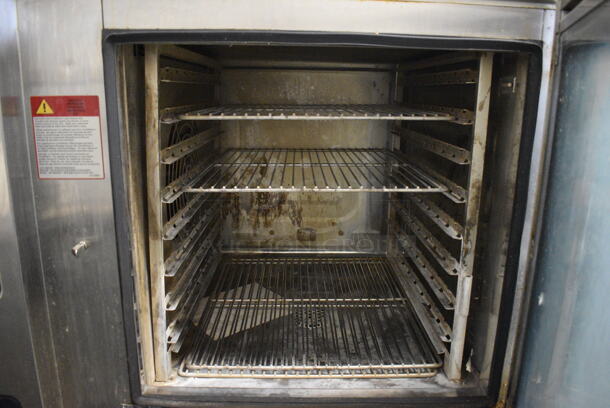 2015 Alto Shaam Model CTP7-20E Stainless Steel Commercial Combitherm Convection Oven on Stainless Steel Commercial Equipment Stand. 208-240 Volts, 3 Phase. 44x40x64 - Image 5 of 7