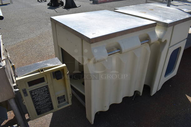 Galley Stainless Steel Portable Table on Commercial Casters. 31x28x36 - Image 2 of 5