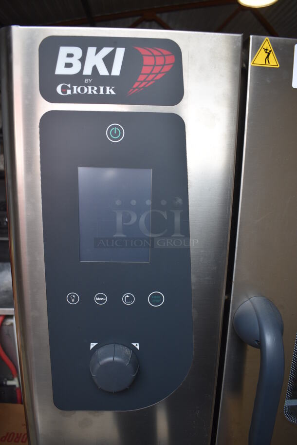 BRAND NEW! BKI Model ABTE061 Stainless Steel Commercial Electric Powered Convection Oven on Stand. 208 Volts, 3 Phase. 34x31x67 - Image 7 of 7