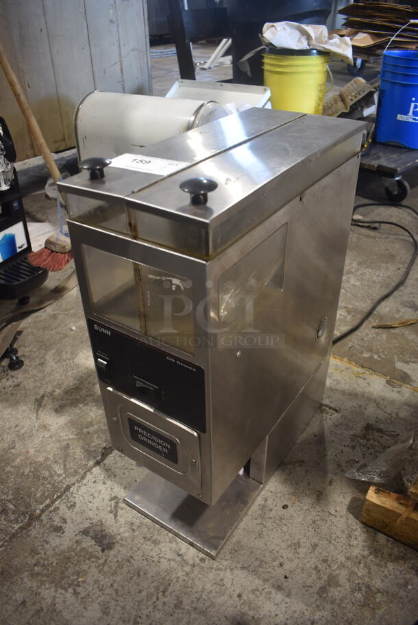 Bunn G92 HD Stainless Steel Commercial Countertop Coffee Bean Grinder. 120 Volts, 1 Phase. Tested and Working! - Image 3 of 4