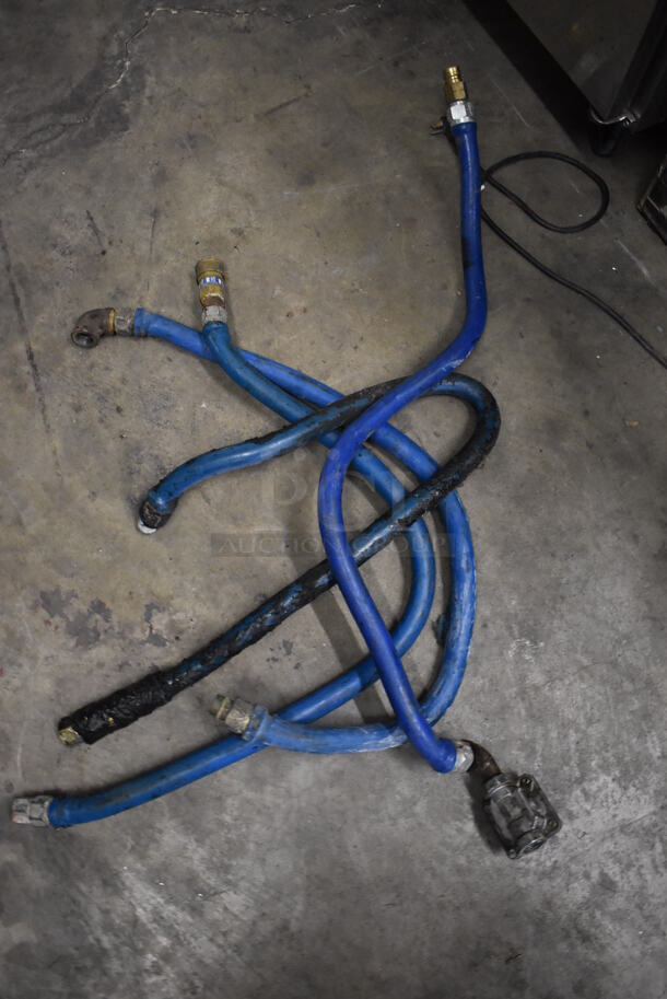 4 Various Gas Hoses. Includes 42
