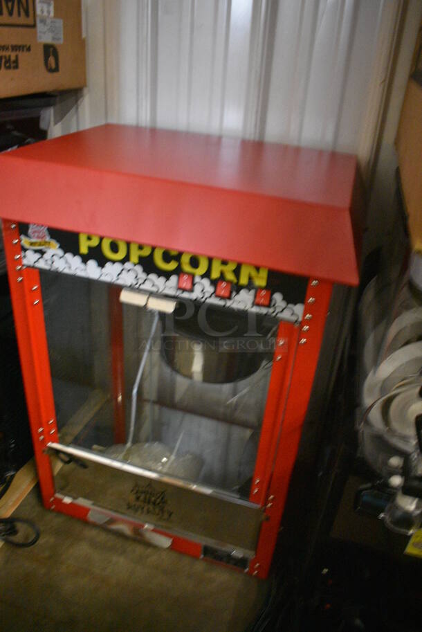 BRAND NEW IN BOX! Carnival King Model 382PM30R Metal Commercial Countertop Popcorn Machine. 110 Volts, 1 Phase. 22x16.5x30 - Image 3 of 10