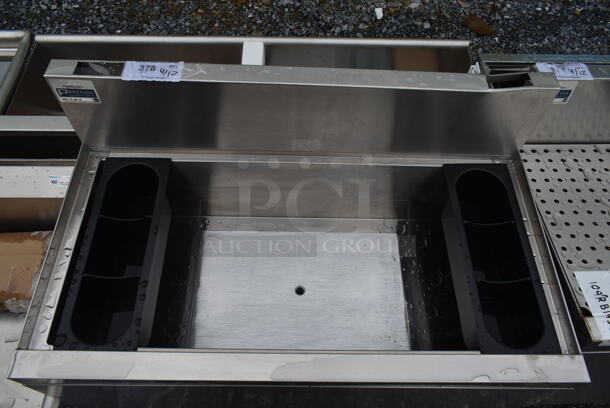 BRAND NEW SCRATCH AND DENT! Advance Tabco 109PRI193610 Prestige Series Stainless Steel Underbar Ice Bin with 10-Circuit Cold Plate - 20" x 36" - Image 3 of 7