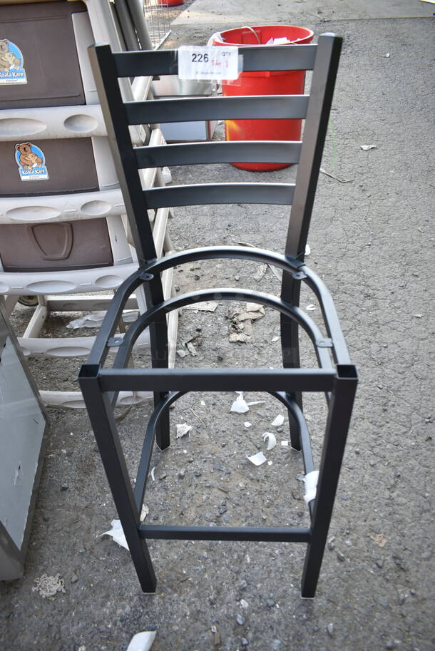BRAND NEW SCRATCH AND DENT! Lancaster Table & Seating 164BMTLADFR Metal Bar Height Chair Frame. - Image 3 of 7