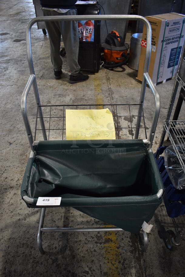 Metal Cart on Commercial Casters. 26x26x46