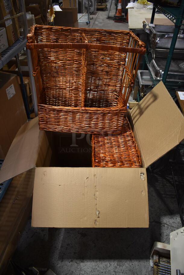 Box of 2 BRAND NEW! Willow Group 83208 Rectangle Willow Bin - Image 3 of 6