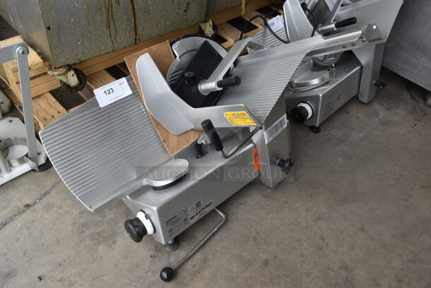 2014 Bizerba GSP H Stainless Steel Commercial Countertop Meat Slicer. 120 Volts, 1 Phase. Tested and Working! - Image 2 of 5