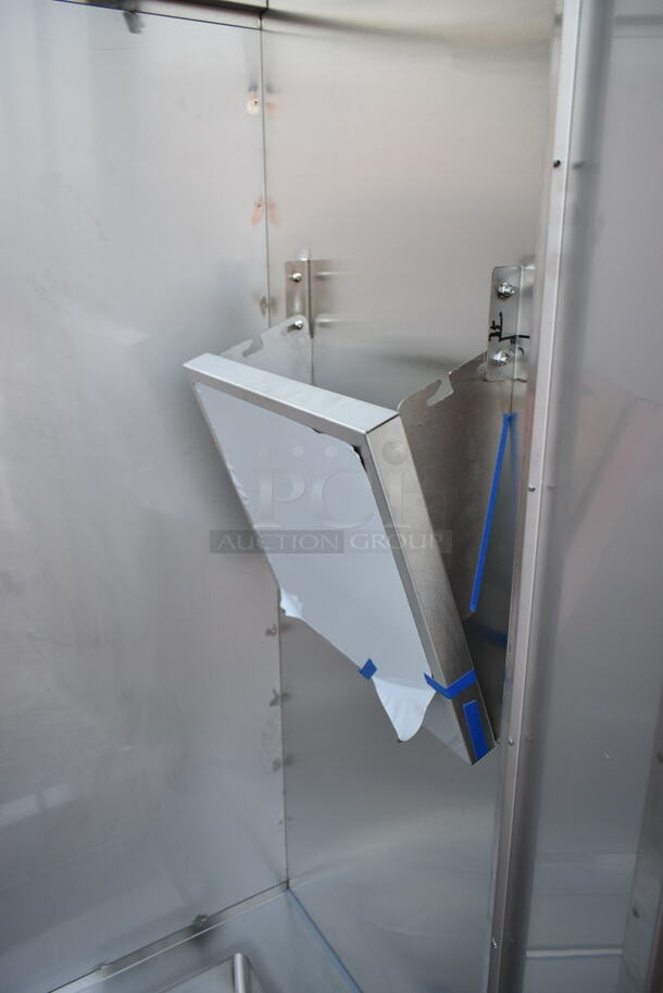 BRAND NEW SCRATCH AND DENT! Regency 600SMC48DD Stainless Steel Mop Sink Cabinet.  - Image 6 of 9