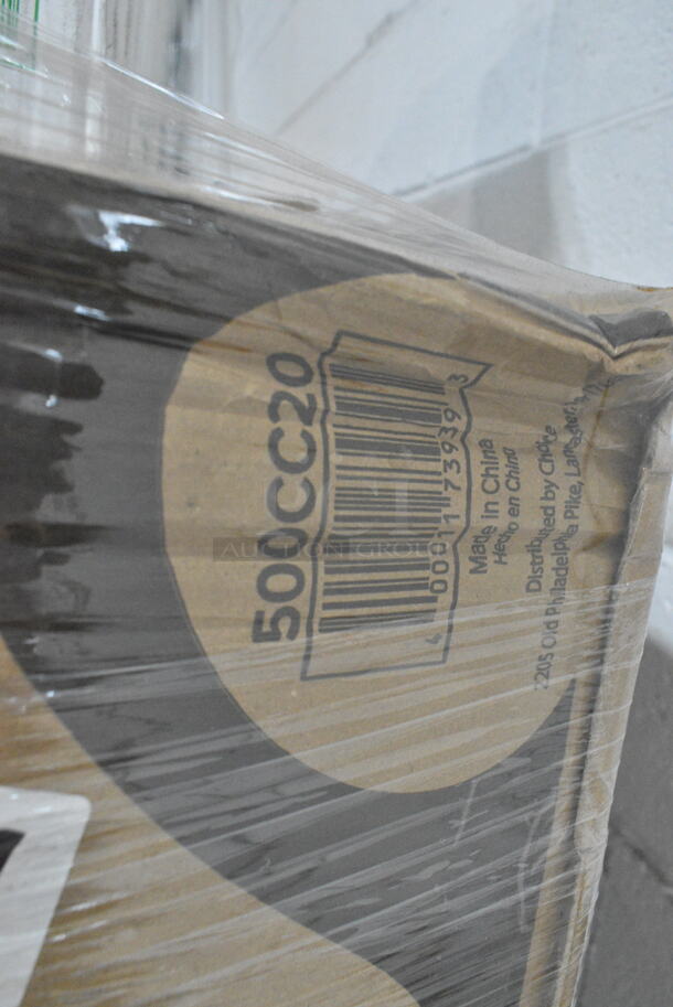 23 BRAND NEW Boxes Including 394345S Noble NexGen Powder-Free Disposable Black Hybrid 3 Mil Thick Gloves - Small - 1000/Case, 394365XL Noble Products Powder-Free Disposable Clear Vinyl Gloves for Foodservice - Extra Large - 1000/Case, 127P325C Choice 3.25 oz. Clear Plastic Souffle Cup / Portion Cup - 2500/Case, 500CC20 Choice 9" Round Standard Weight Foil Take-Out Pan with Dome Lid - 200/Case, 612LOB1LBCO Choice 1 lb. Oblong Foil Take-Out Container with Board Lid - 500/Case, 347RP9WHSS Visions Wave 9" White Plastic Plate - 180/Case, 612POB2LB Choice Oblong Clear Plastic Dome Lid for 2.25 lb. & 1.5 lb Shallow Foil Take-Out Container - 500/Case, 795PTOKFT8 Choice Kraft Microwavable Folded Paper #8 Take-Out Container 6" x 4 3/4" x 2 1/2" - 300/Case, 612FS1212 Choice Half Size Foil Steam Table Pan Shallow 1 1/2" Depth - 100/Case. 23 Times Your Bid!  - Image 4 of 12