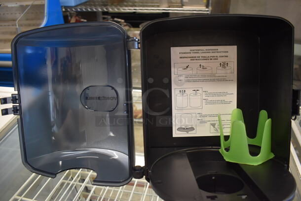 4 BRAND NEW IN BOX! Vondrehle Gray Poly Wall Mount Paper Towel Dispensers. 11x10x14. 4 Times Your Bid! - Image 5 of 7