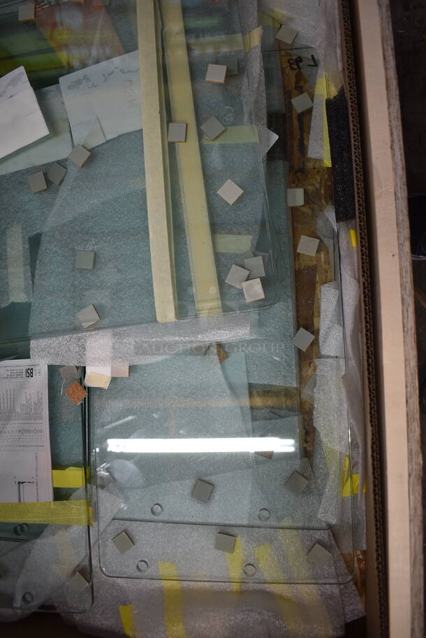 BRAND NEW! Sneeze Guard Panels In Crate.  - Image 4 of 6