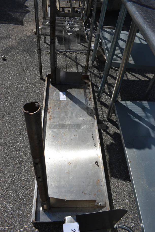 Stainless Steel Shelf. 48x16.5x31.5 - Image 3 of 4