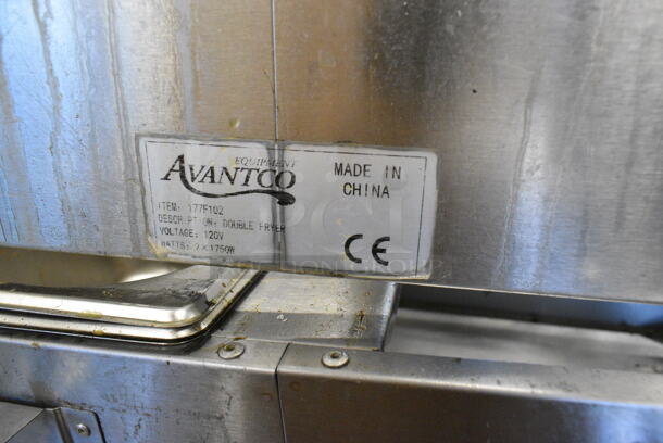 2 Avantco 177F102 Double Fryer Frame. 15x26x6.5, 15x24x7.5 2 Times Your Bid! - Image 4 of 5