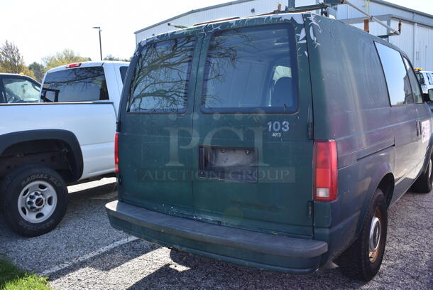 1998 Chevrolet Astro Cargo 3 Door Work Van. Odometer Reads 164,055. VIN 1GCDM19WXWB110716. Title In Hand. Vehicles and Drives. See Lot #10 For Additional Pictures. - Image 4 of 12