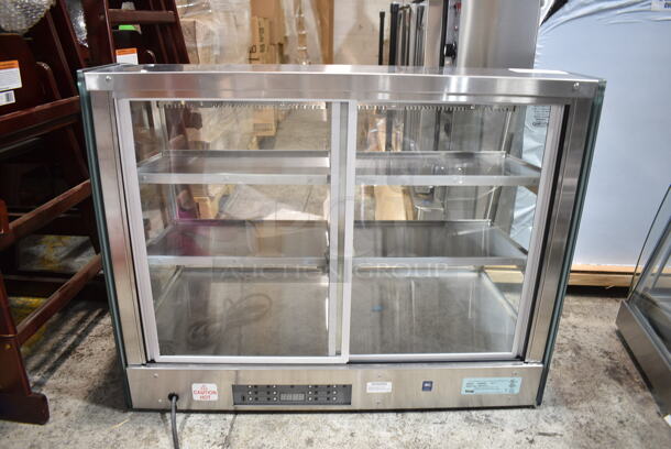 BRAND NEW! Vendo HFD000006 Stainless Steel Commercial Countertop Heated Display Case Merchandiser. 115 Volts, 1 Phase. Tested and Working! - Image 4 of 9