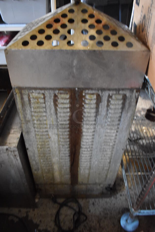 Stainless Steel Commercial Countertop Natural Gas Powered Gyro Machine. 17x19x42 - Image 6 of 6