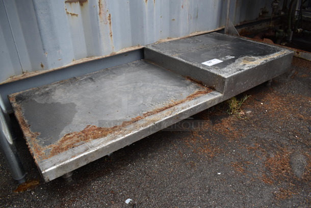 Metal 2 Tiered Stand. 54x23x9 - Image 1 of 7