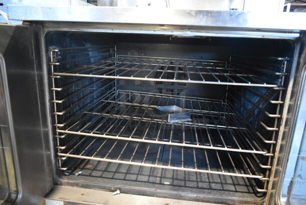 Garland SunFire BDG-1 Stainless Steel Commercial Full Size Convection Oven w/ 2 View Through Doors, Metal Oven Racks and Thermostatic Controls.  - Image 5 of 7