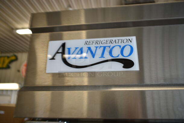 Avantco 178SS3FHC Stainless Steel Commercial 3 Door Reach In Freezer w/ Poly Coated Racks on Commercial Casters. 115 Volts, 1 Phase. Tested and Powers On But Does Not Get Cold - Image 4 of 9