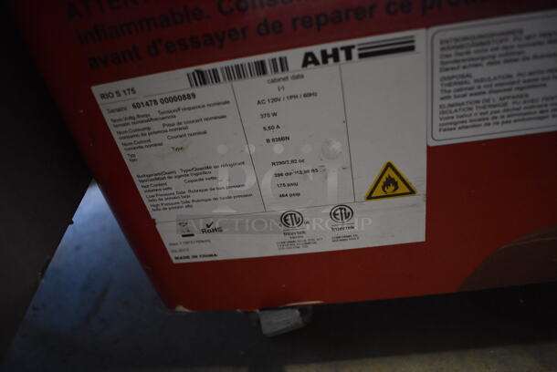 AHT RIO S 175 Metal Commercial Chest Freezer Merchandiser on Commercial Casters. 120 Volts, 1 Phase. 68x26x34. Tested and Working! - Image 6 of 6