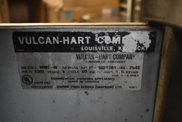 Vulcan Hart VDMT-40 Stainless Steel Commercial Floor Style Direct Steam Powered Steam Kettle. - Image 8 of 8