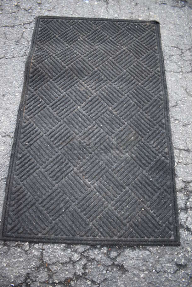 Black Floor Mat. 37x61 - Image 1 of 4