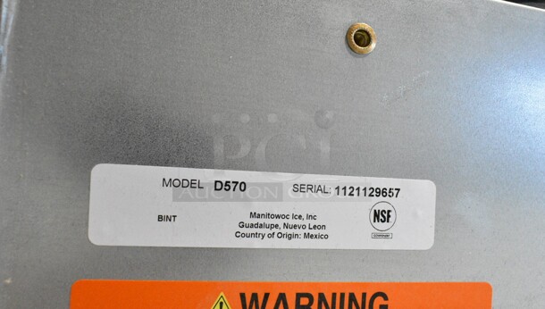 BRAND NEW SCRATCH AND DENT! Manitowoc D570 Stainless Steel Ice Storage Bin - 532 lb.  - Image 9 of 9