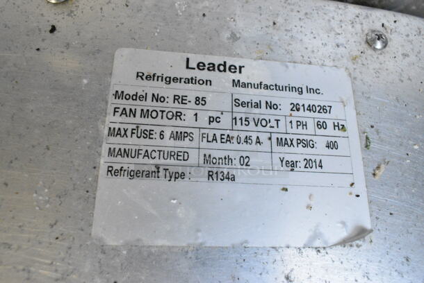 Leader LM48S/C Stainless Steel Commercial Sandwich Salad Prep Table Bain Marie Mega Top. 115 Volts, 1 Phase. Tested and Working! - Image 6 of 6