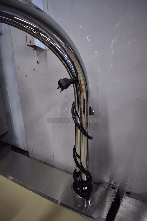 BRAND NEW! Alto-Shaam CS-200S Heated Dual Lamp Carving Station with Sneeze Guard and Box of New Bulbs - 120V. Tested and Working! - Image 7 of 8
