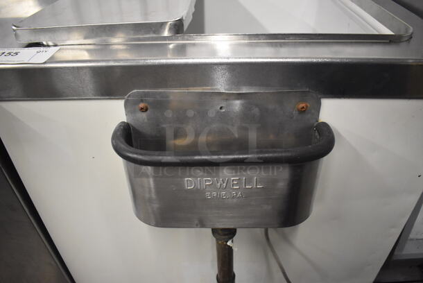 Metal Commercial Chest Freezer w/ Dipwell. 26x30x38. Tested and Working! - Image 5 of 6