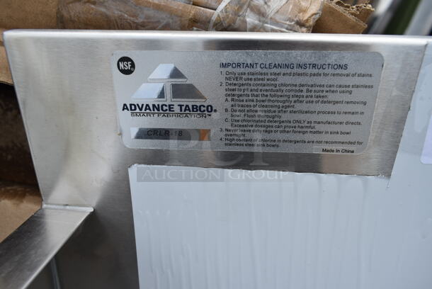 BRAND NEW SCRATCH AND DENT! Advance Tabco CRLR-18 Stainless Steel Liquor Display Cabinet - 18" x 21" - Image 3 of 3