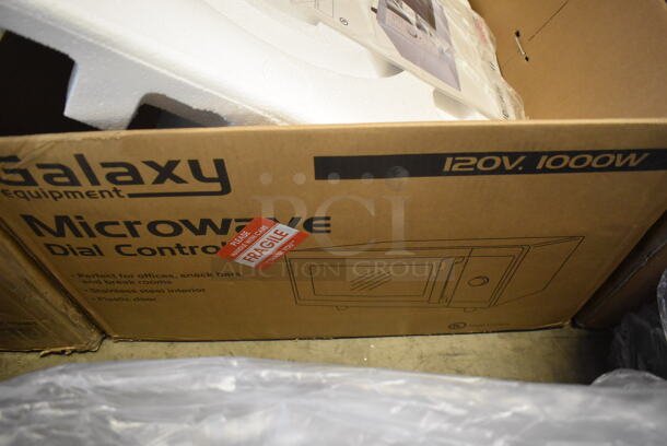 BRAND NEW IN BOX! 2022 Galaxy 177MW1000PD Stainless Steel Commercial Countertop Microwave Oven. 120 Volts, 1 Phase. 20x16x12. Tested and Working! - Image 7 of 8